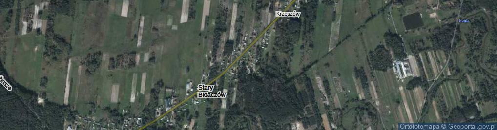 Zdjęcie satelitarne Stary Bidaczów ul.